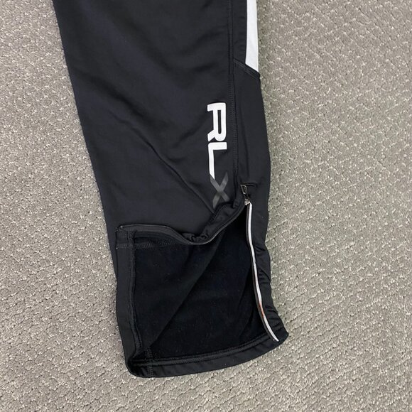 RLX Ralph Lauren Joggers Sweatpants Men's XXL Black Ankle Zip Gym Running Pants - Picture 7 of 16